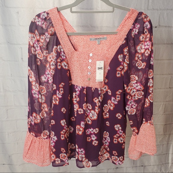 NWT Anthropologie Euphemia Daniel Rainn Blouse - Picture 5 of 9